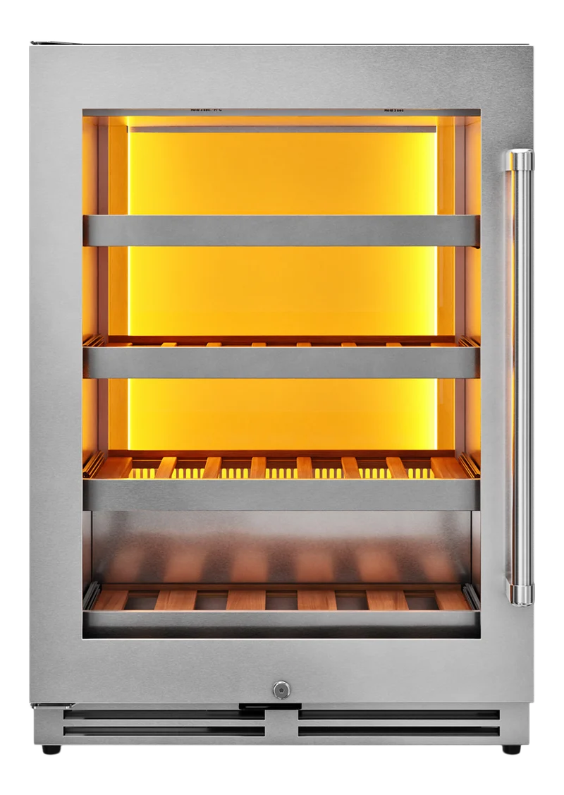 Thor Kitchen TWC24UL-LH - 24 Inch Single Zone Wine Cooler, 45 Wine Bottle Capacity Left Swing