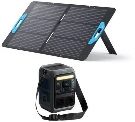 AnkerSOLIX-Powerstation Kit C300X DC & PS100 Zonnepanneel