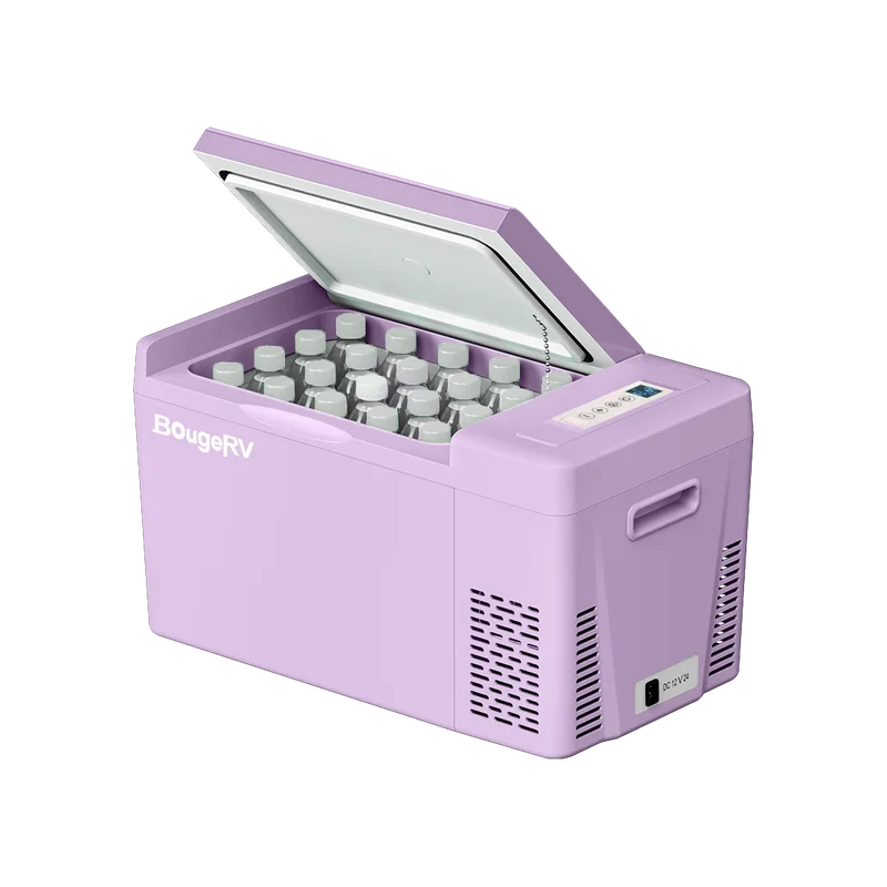 BougeRV 12V 23 Quart Purple Mini Fridge