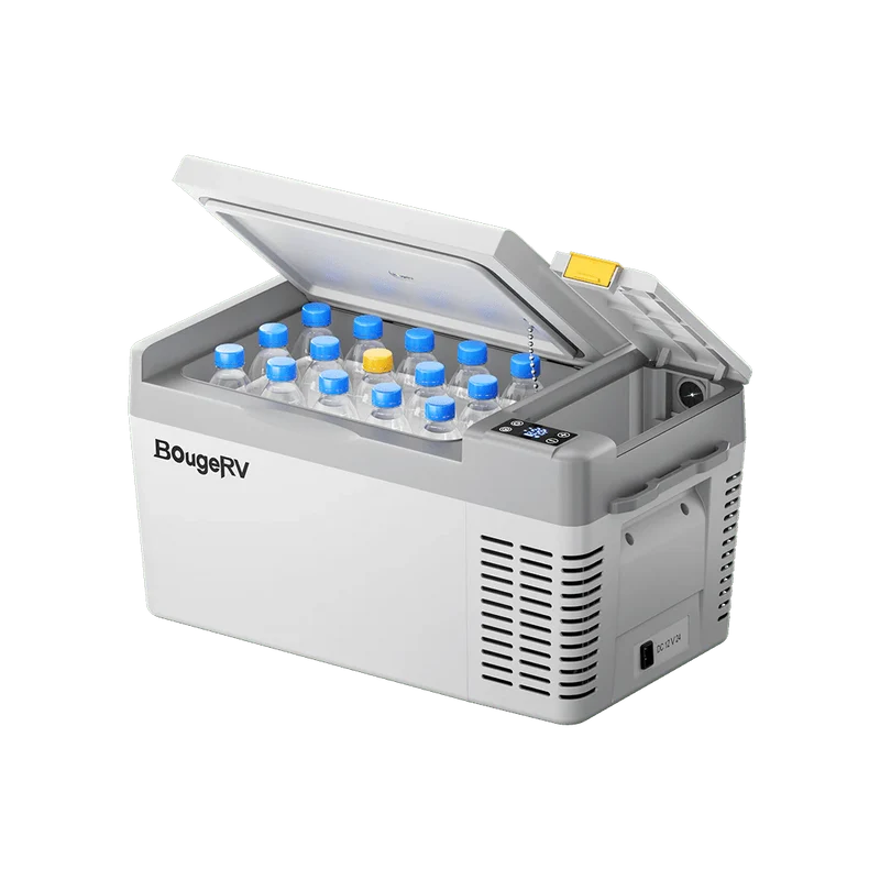 BougeRV CRPRO20 21 Quart 12V Portable Car Fridge Freezer White