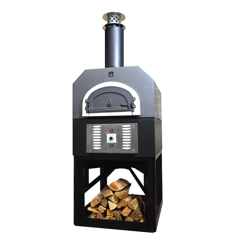 Chicago Brick Oven - CBO 750 Hybrid Pizza Oven with Stand (Residential) | Dual Fuel (Gas and Wood)