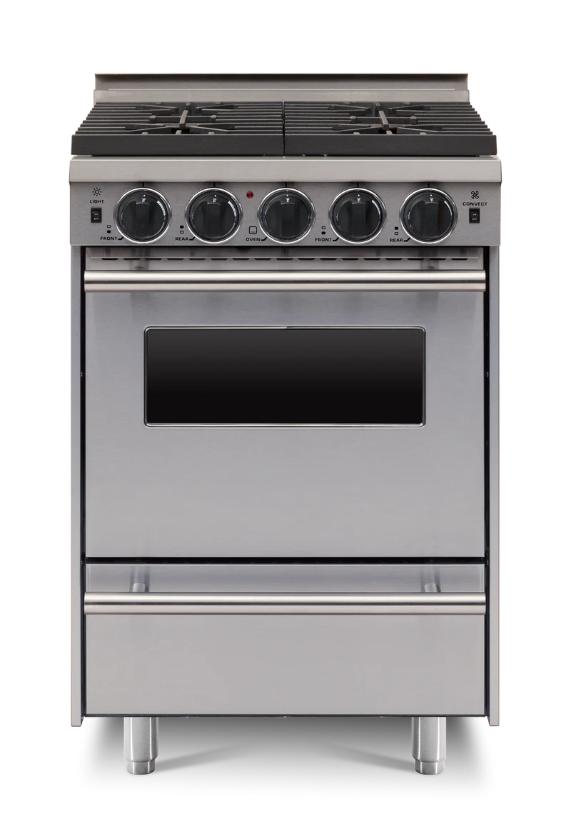 Chicago Brick Oven - 24” LP All-Gas Convection Range - Sealed Burners