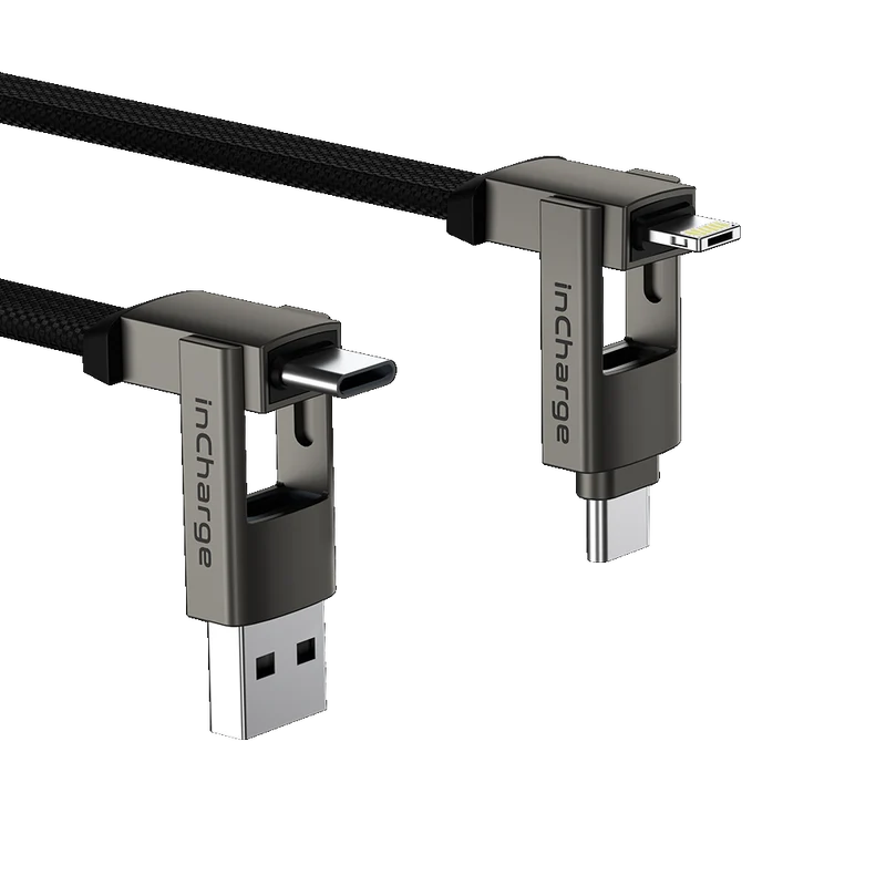 Rolling Square inCharge 6 Max Extra Long 6-in-1 Cable