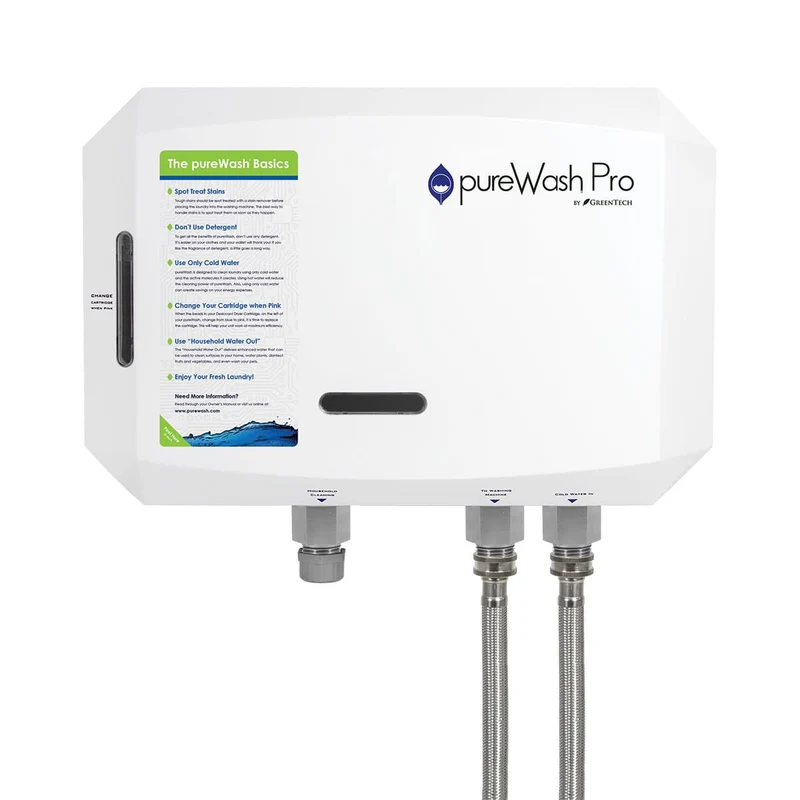 GreenTech pureWash Pro X2 - Laundry Water Purifier
