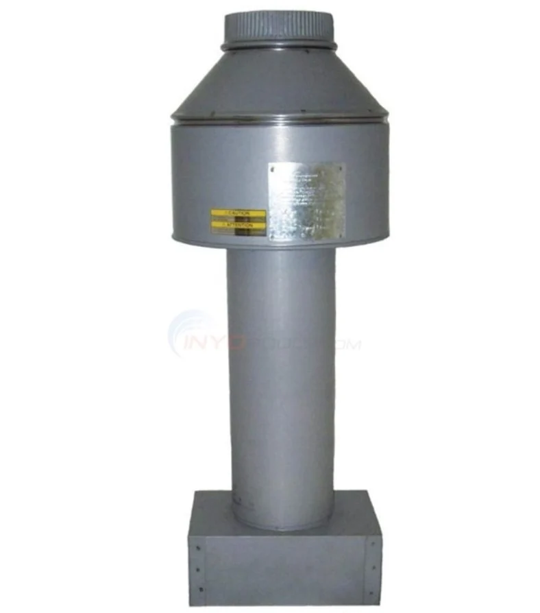 Rheem 6" D-10 Indoor Draft Hood – Compatible with 156A Residential Pool Heaters