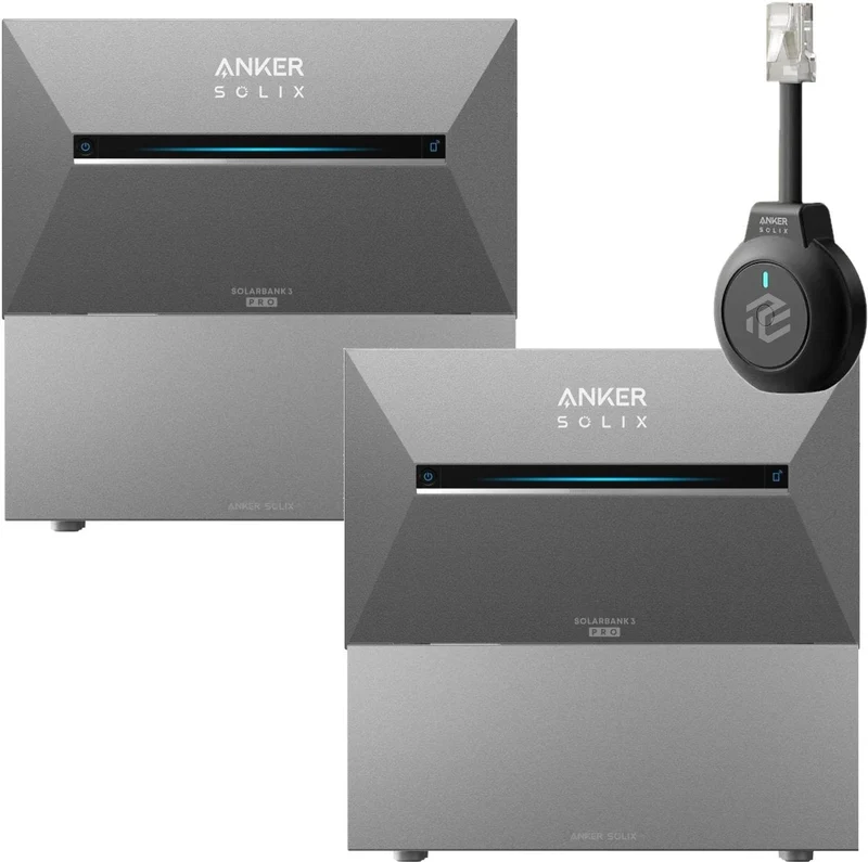 Anker SOLIX - Home Battery Bundle - E2700 Pro (x2) + BP2700 (x2) - 10.8 kWh P1 Meter