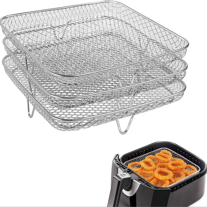 Staplingsbara galler för airfryer