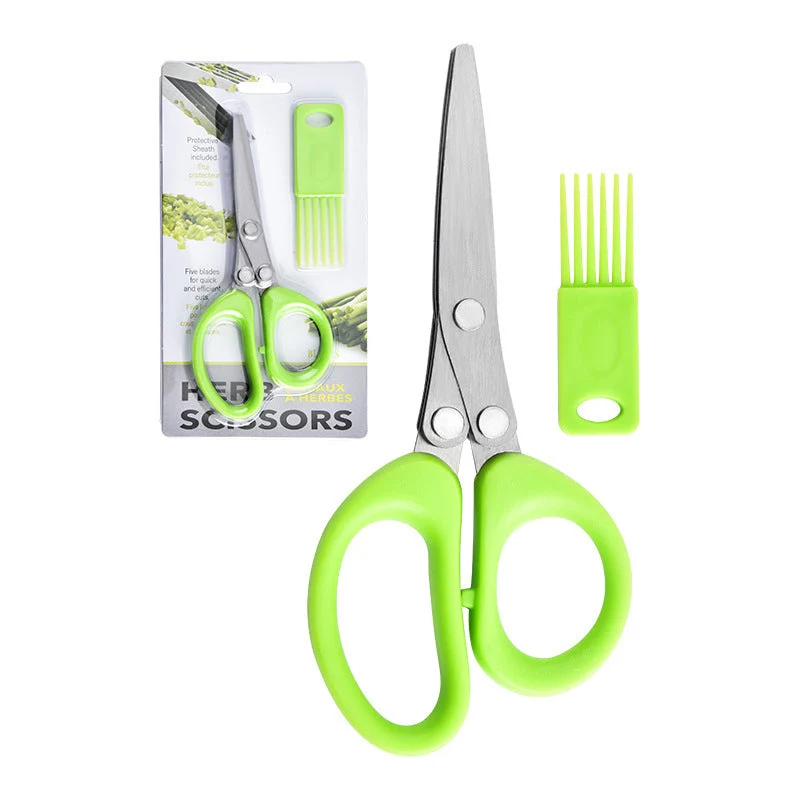 ✂️🔥 50% RABATT! 🌿 Flerskiktad kökssax i rostfritt stål – Vass och mångsidigt för alla köksuppgifter 🍚