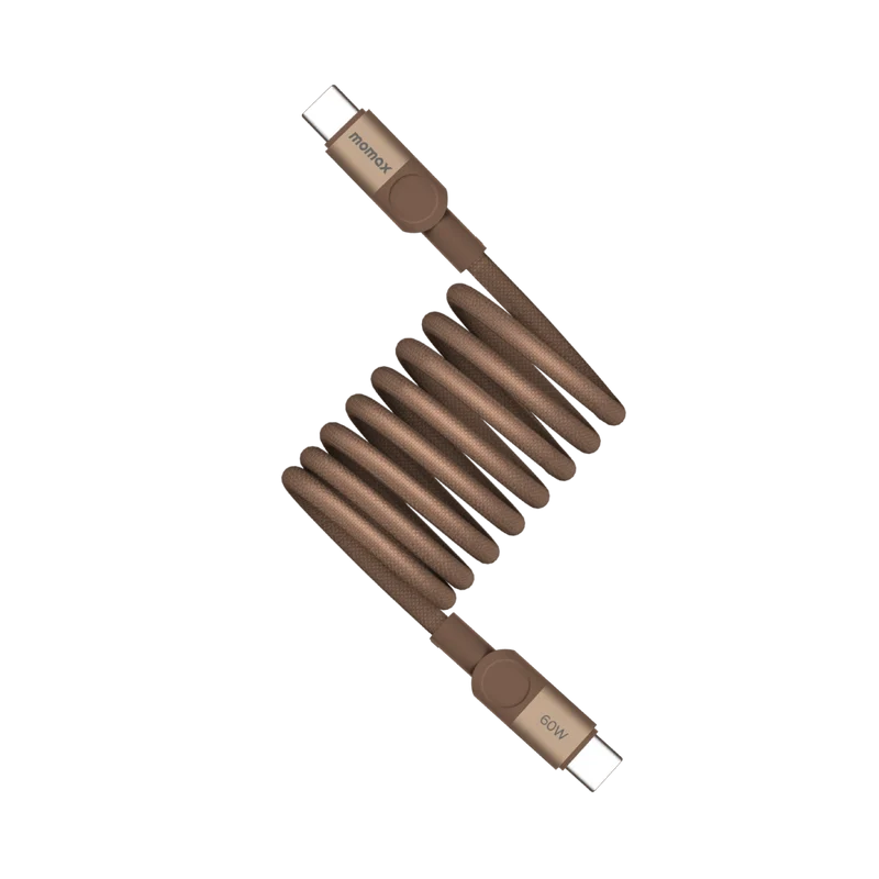MOMAX Mag.Link 60W USBC to USBC Magnetic Cable 2m