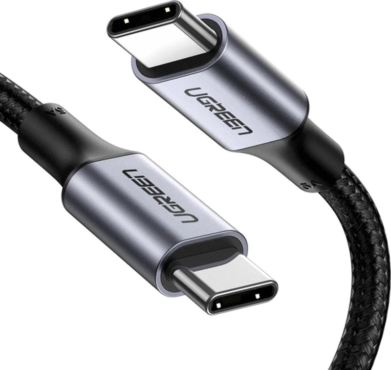 UGREEN USB-C Cable Aluminum Case with Braided 1m (Black)