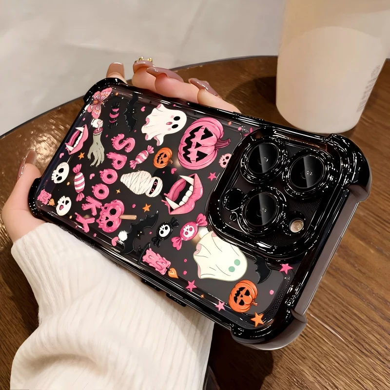 Spooky Halloween Pumpkin Ghost Phone Case