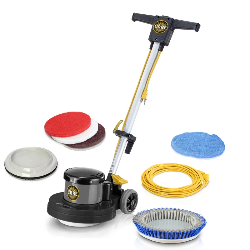 Prolux 13" Floor Polisher Buffer Scrubber with 5 Pads PLC13L