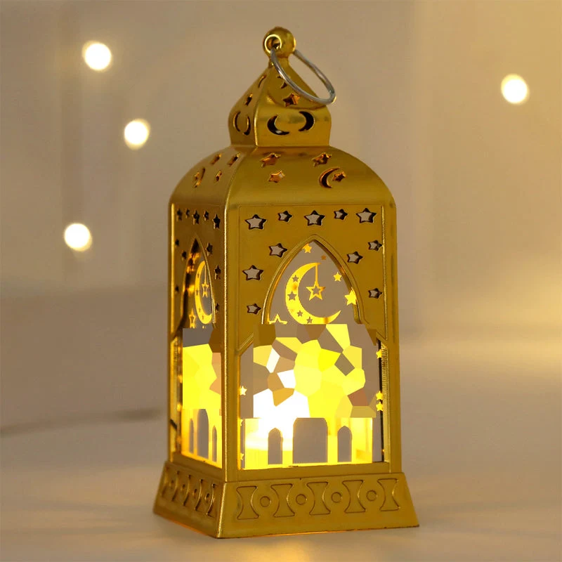 🕌 KÖP 2, FÅ 1 GRATIS! ✨ LED-Ramadanlyktor för Dekoration – Stämningsfull belysning, Traditionell design & Energieffektiv 🌙