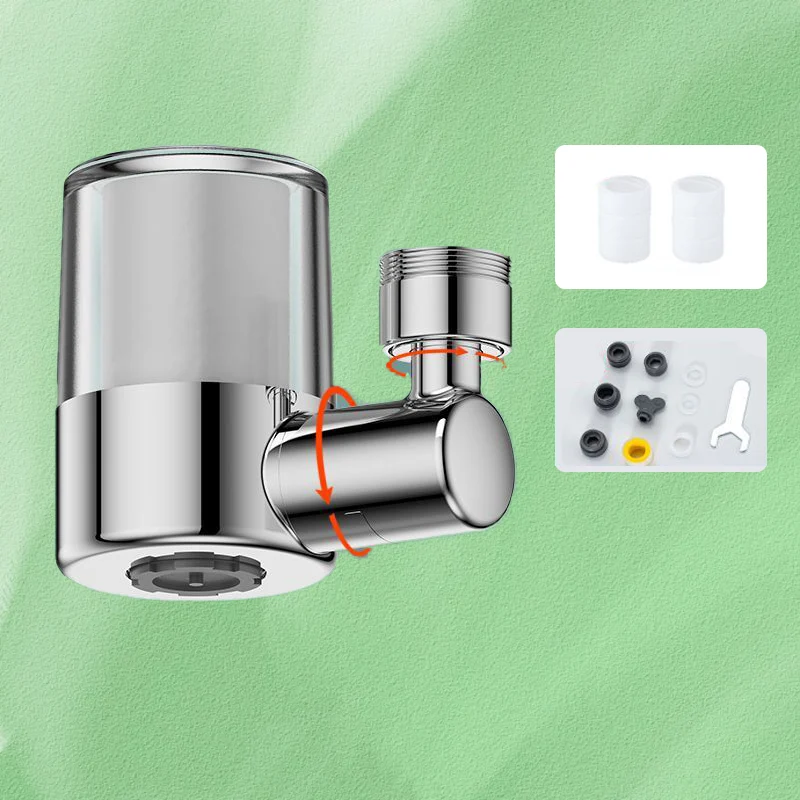 NYHET! 720° Vridbart filtermunstycke för kran: Rent vatten och perfekt duschstråle i ett! 💦✨