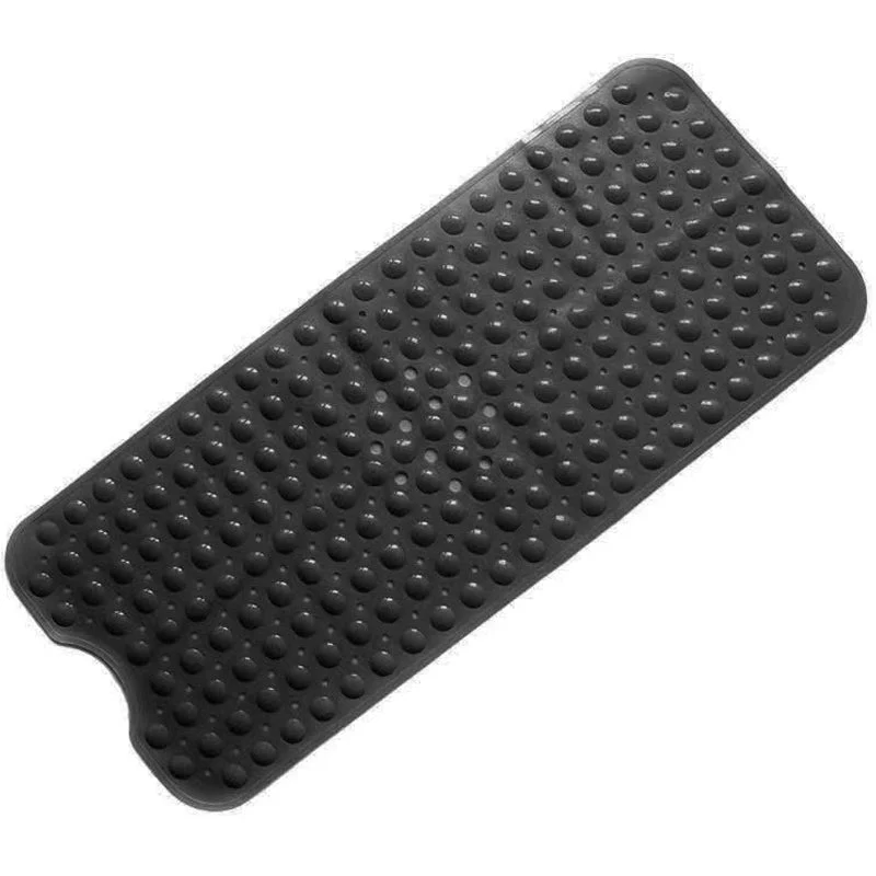 Halkfri badmattor 100 × 40 cm med sugkoppar