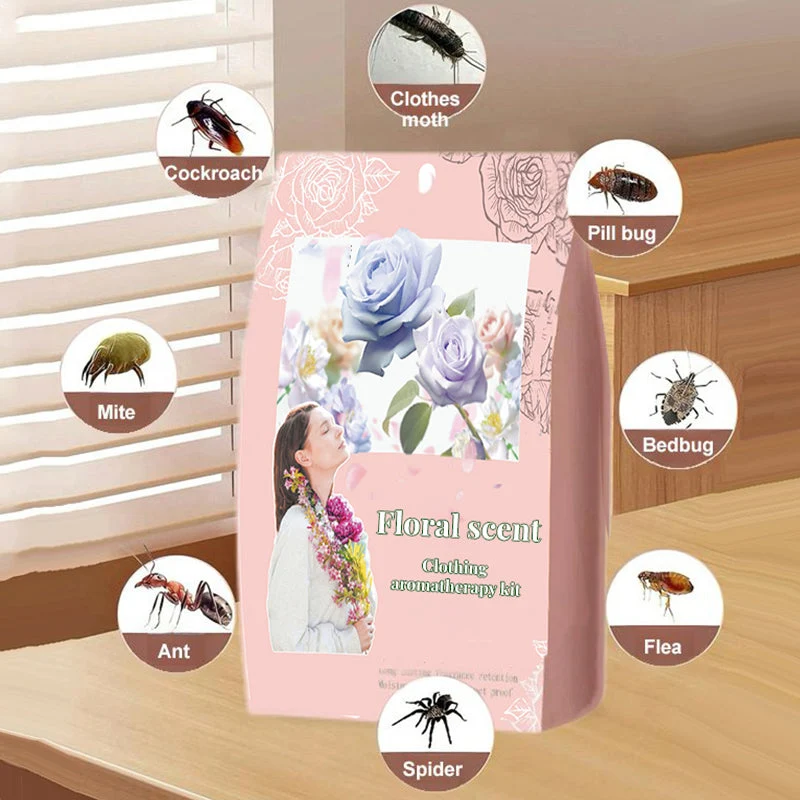 🔥Köp 2 få 4 gratis❤️‍🔥Insect Avvisande Mjöldaggssäker blommig kamferbollar