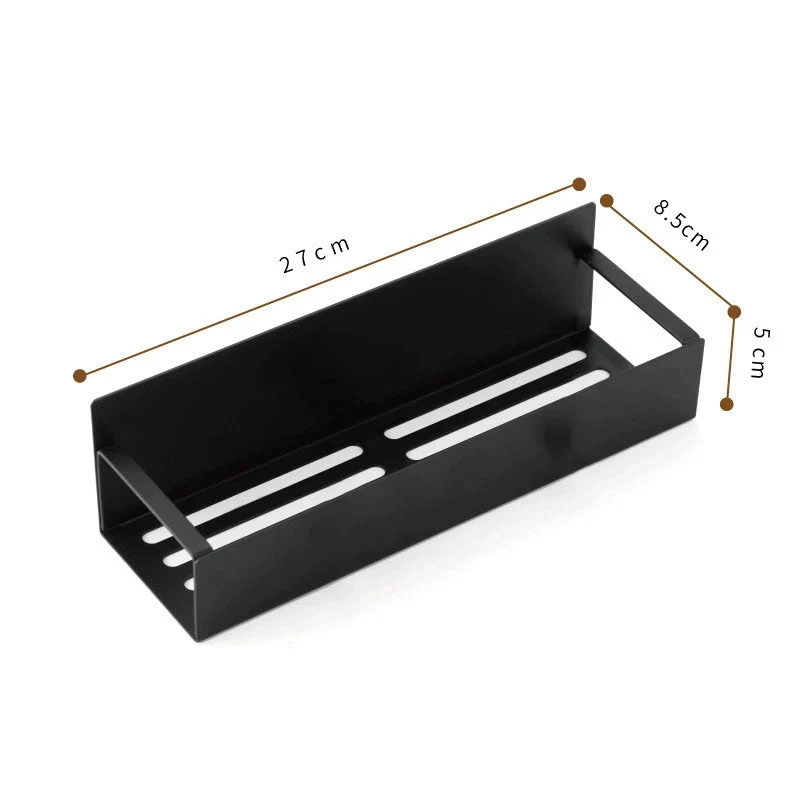 Magnetic Spice Organiser, svart organiserings- och förvaringsställ för kylskåp och ugn