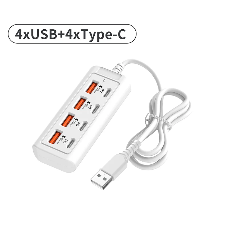 🔌 50% RABATT NU! ⚡ High-Speed 12-Port USB Hub – ladda upp till 12 enheter samtidigt, snabbladdning & kompakt design – perfekt för skrivbordet och resan ✨