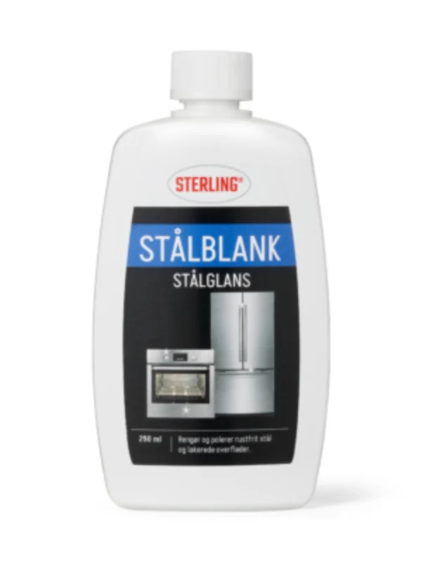 Sterling Stålblank 250 ml – Rengøring og polering af rustfrit stål