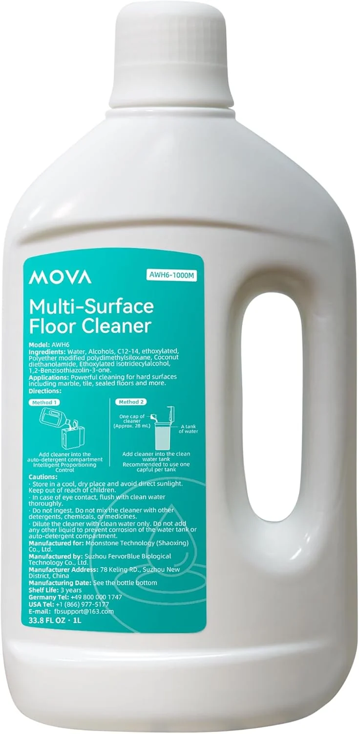 Mova Multi-Surface Universal Gulvsæbe 1L – til robotstøvsuger og mopper