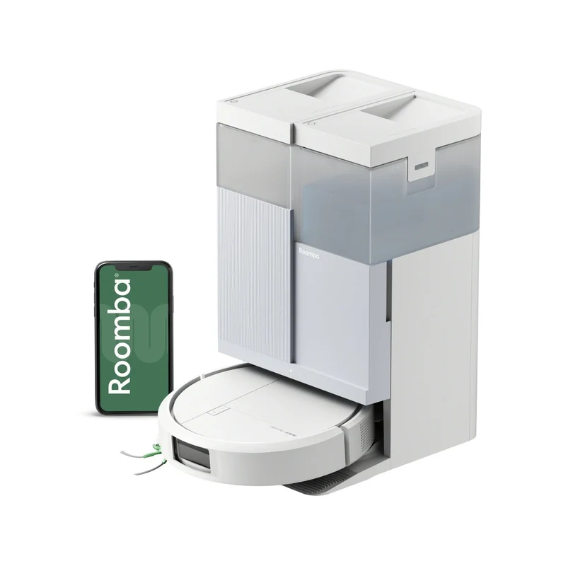 iRobot Roomba Plus 415 Combo robotstøvsuger med AutoWash™-dock – sort eller hvid
