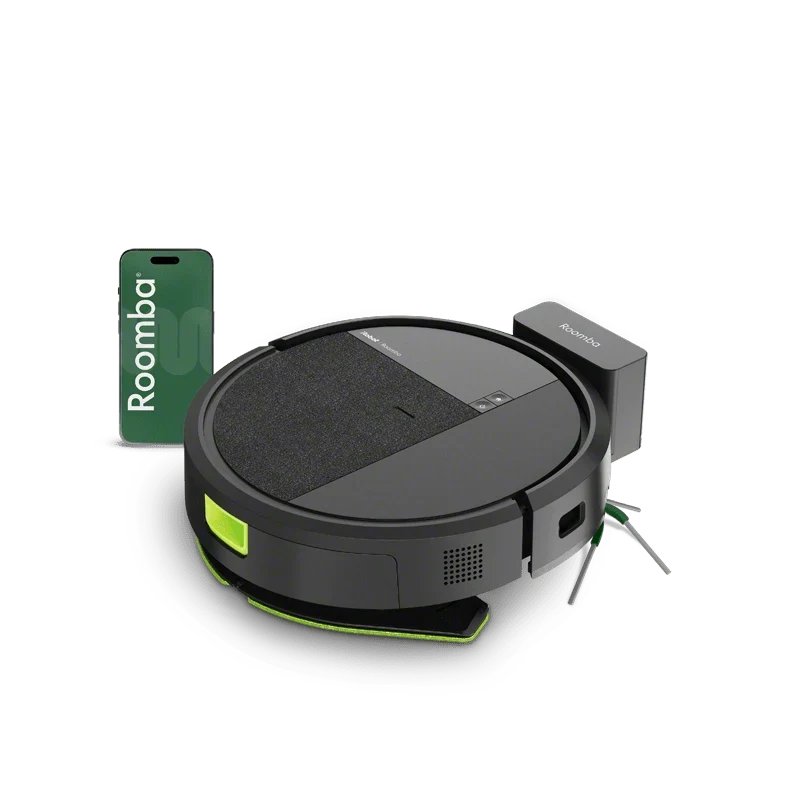 iRobot Roomba 115 Combo robotstøvsuger med vask – sort eller hvid