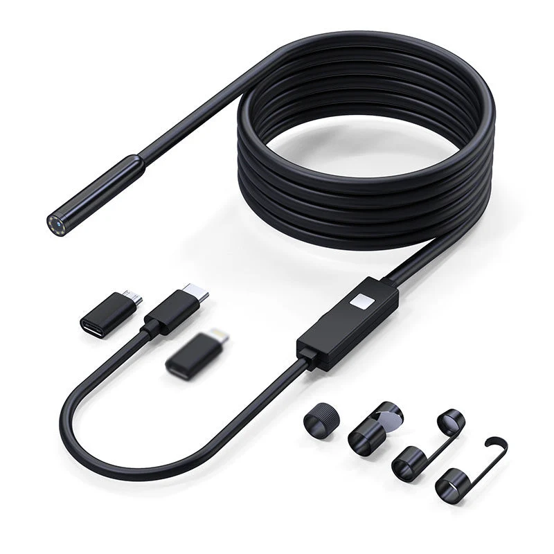 📹 50% RABATT NU! HD vattentät endoskopkamera – 200 W upplösning, flexibel kabel & plug‑and‑play – perfekt för inspektion av rör, motorer och svåråtkomliga platser 🔍✨