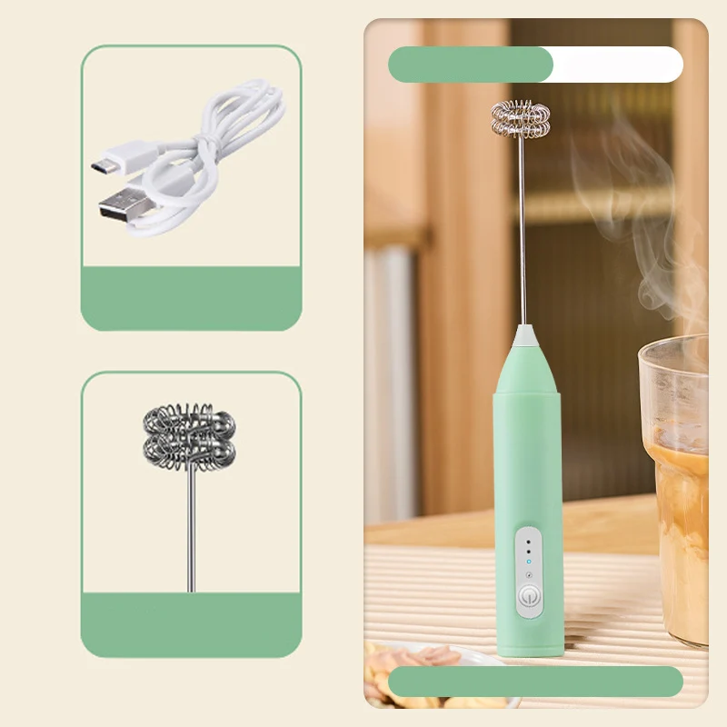 🥄 50% RABATT NU! Elektrisk dryckesskummare – 3 hastigheter, 180 min batteritid & tyst drift – perfekt för mjölkskum, grädde, barnmat och milkshakes ☕✨