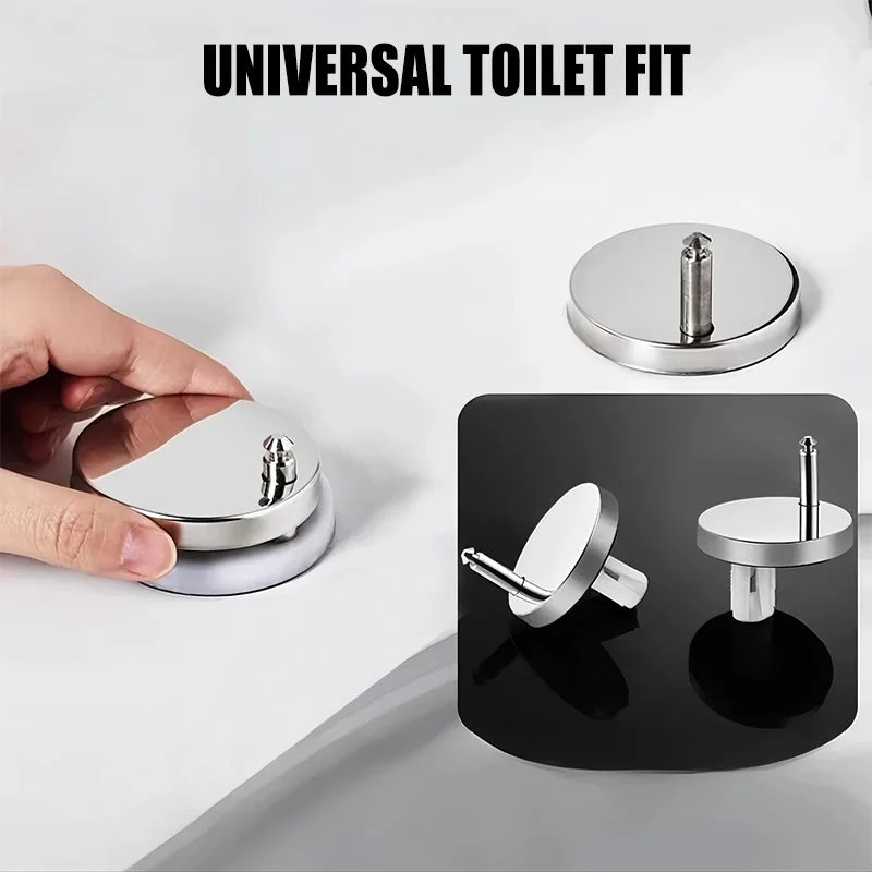 🎉🚽 50 % RABATT! Aldrig mer en vacklande toalettsits! Med detta fästset i 304 rostfritt stål sitter din toalettsits som gjuten på några sekunder – passar alla modeller, inga verktyg behövs!