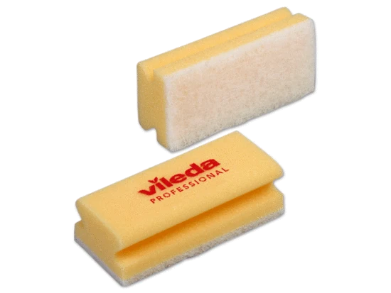 Vileda High Foam rengøringsvamp 10 stk hvid, blå eller grøn
