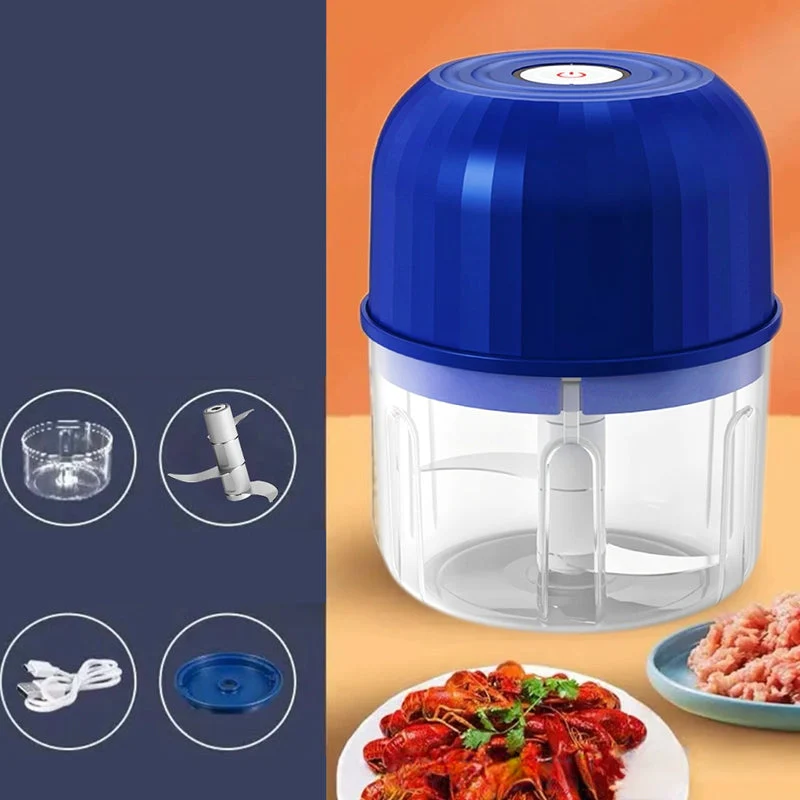 🔥 HALVA PRISET – 50% RABATT! ⚡ Elektrisk minihackare utan sladd – kraftfull, kompakt & USB‑C laddning – perfekt för snabb matförberedelse i köket, husbilen eller på picknicken 🥕🍽️