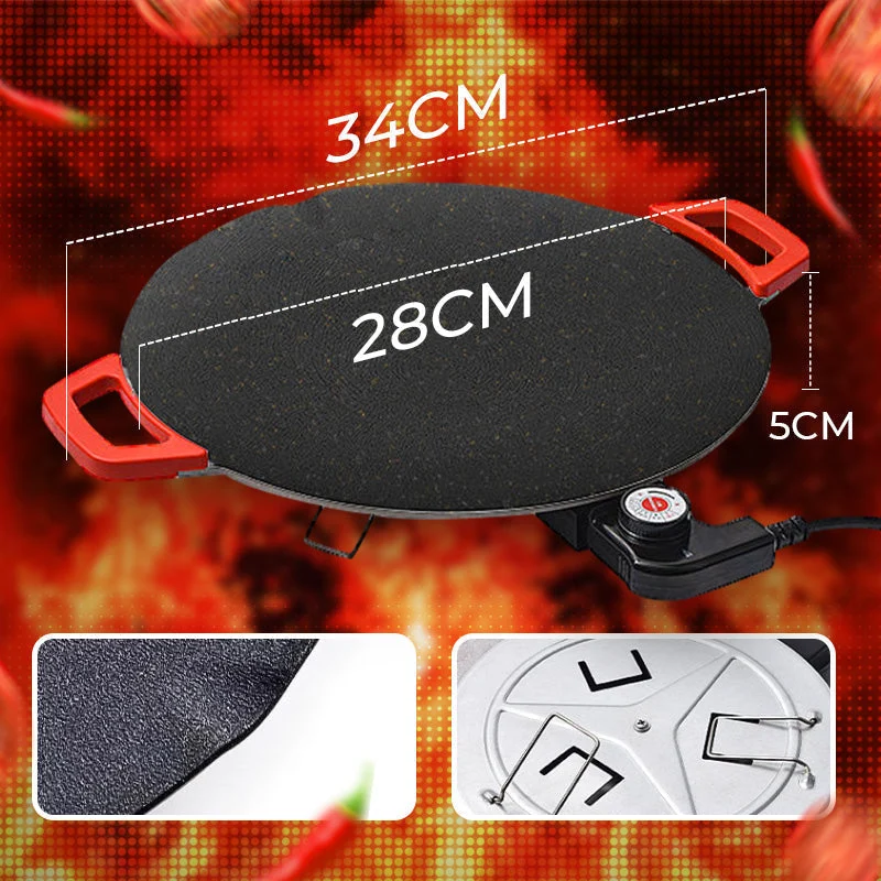 🍳 50% RABATT NU! Icke‑stickande elektrisk inomhusgrill – 40×25 cm, 5 temperaturlägen & enkel rengöring – perfekt för familjen, festen och vardagen 🔥🏠