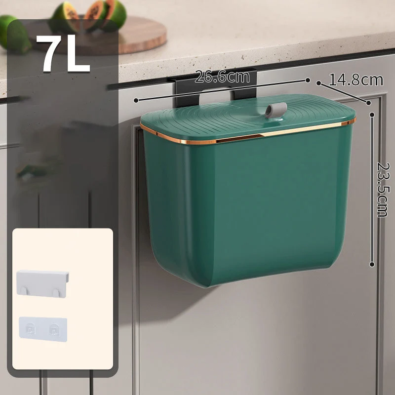 🗑️ 50% RABATT NU! Väggmonterad soptunna med stor kapacitet – platsbesparande, lukttät & hygienisk – perfekt för kök, badrum & sovrum 🧹🏠