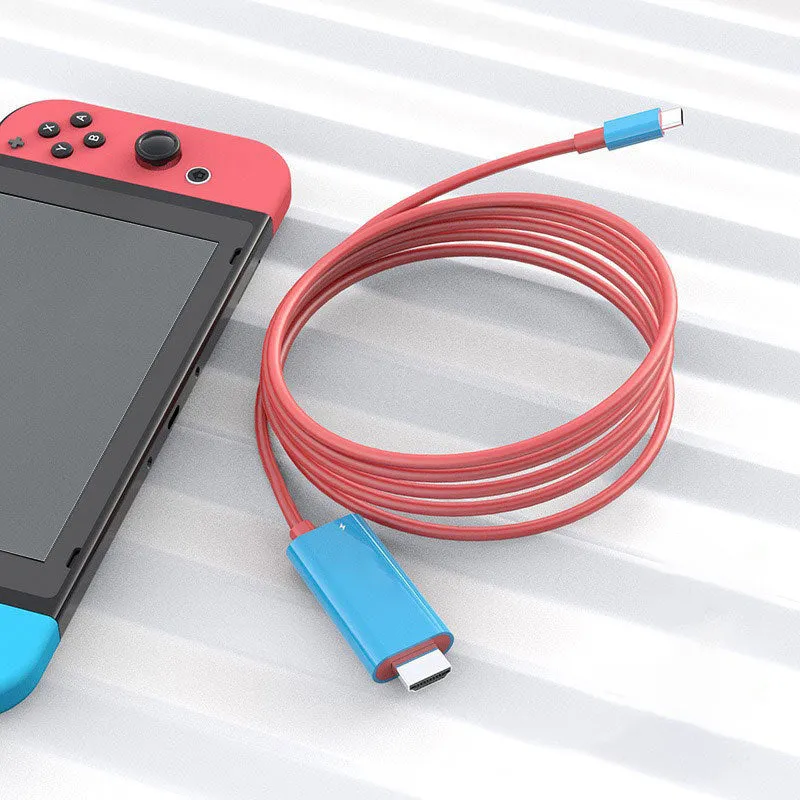 🔥 50% RABATT NU! USB-C till HDMI-adapterkabel – streama, spela & ladda samtidigt – perfekt för Switch, mobil & surfplatta 📱💻📺
