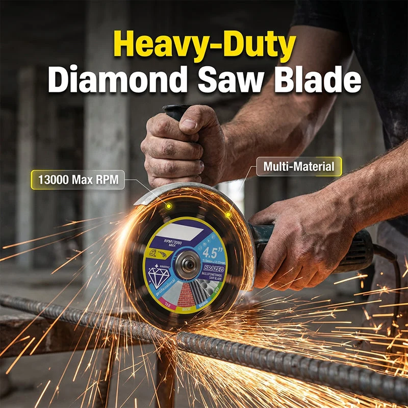 💎Fast and precise cutting discs for angle grinders, suitable for smooth cutting and creating curved shapes in ceramic, marble and granite