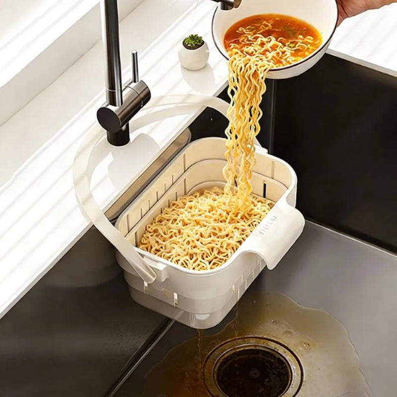 ✨50% RABATT NU! ✨🧼Hopfällbar sil för diskhon – fångar matrester ， perfekt för små kök 🏠