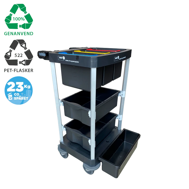 Nordic Recycle rengøringsvogn 2.0 small åben model