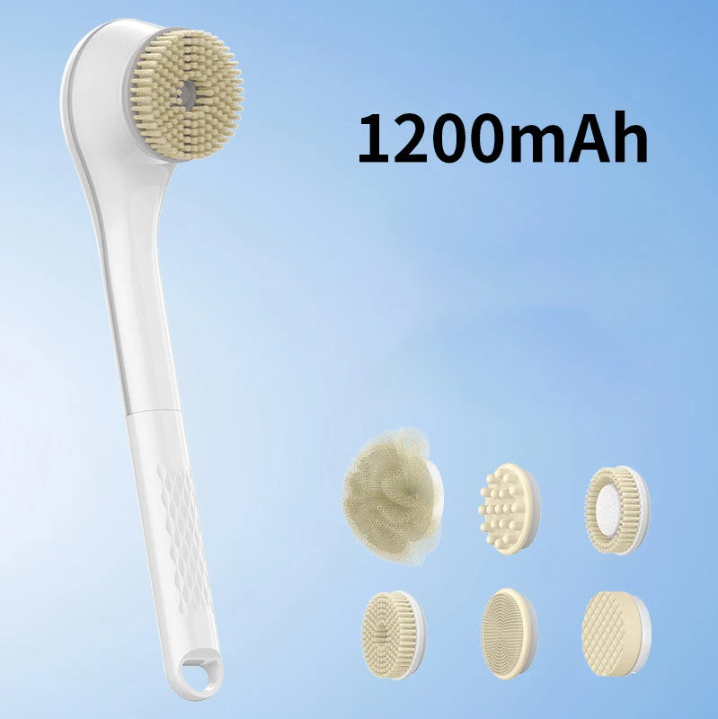 🙋‍♂️🚫 Nu behöver du aldrig mer be någon att skrubba ryggen åt dig! Den här skrubbborsten med långt skaft sköter jobbet själv – len hud, ingen skam! 50 % RABATT!