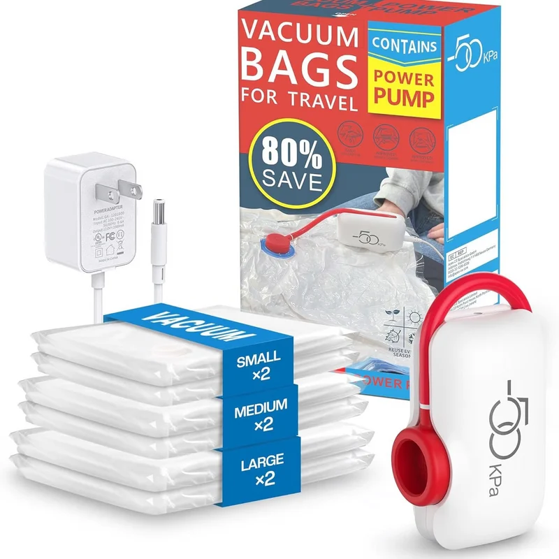 ⏳ Tidsbegränsat erbjudande – 50 % rabatt! ✨🔥 USB Elektrisk vakuumkompressionspåse ✨ Sparar utrymme, res lätt!