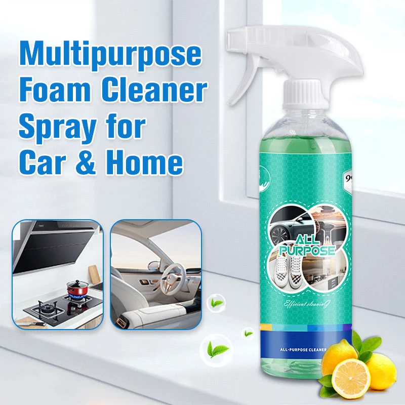 Multipurpose Foam Cleaner Spray for Car & Home