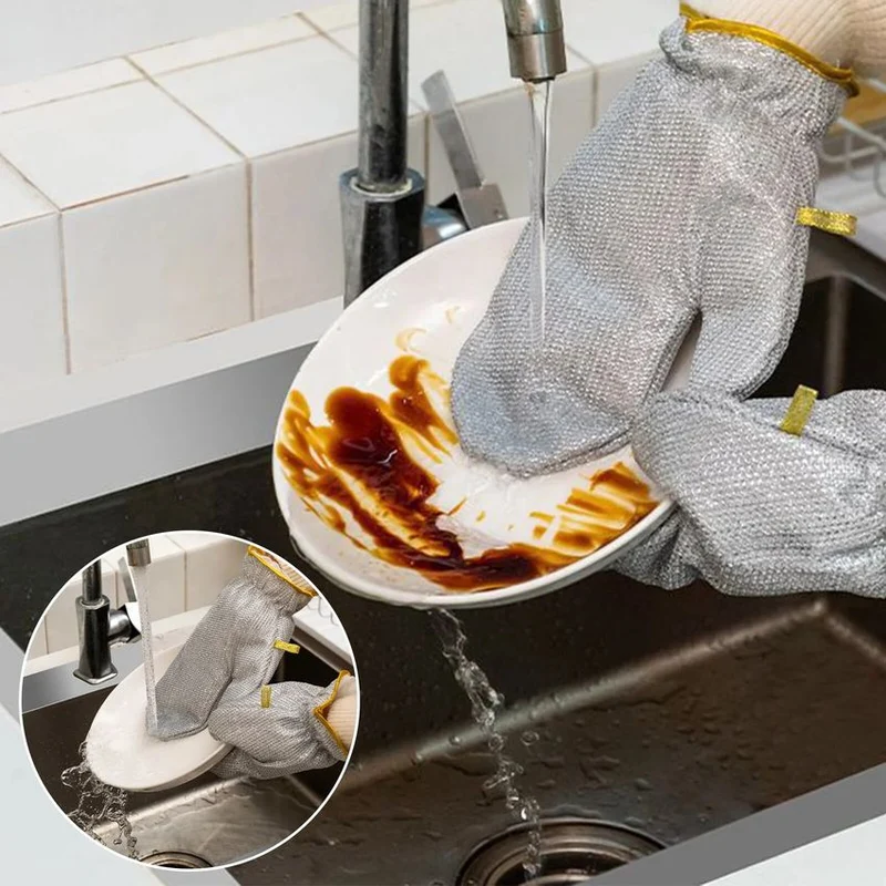 Handskar för Stålborste