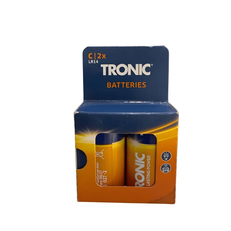 TRONIC C Size LR14 Alkaline Batteries – Pack of 2