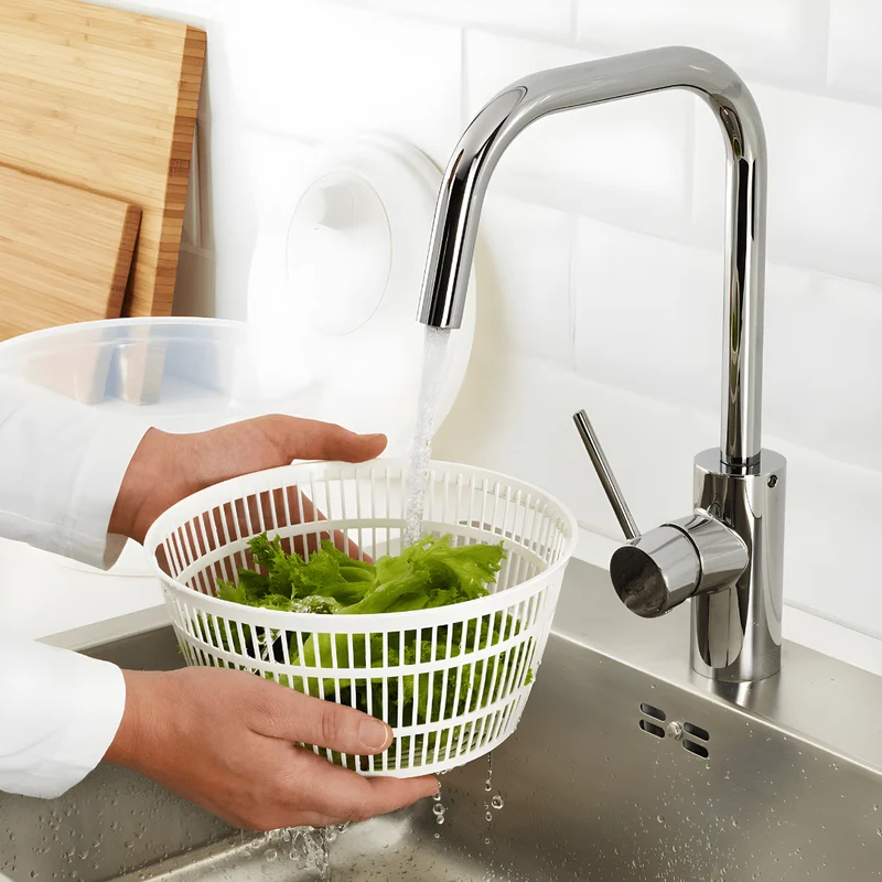 Multi-Use Salad Spinner with Handle – 2-in-1 Dryer & Serving Bowl (4 Colors)