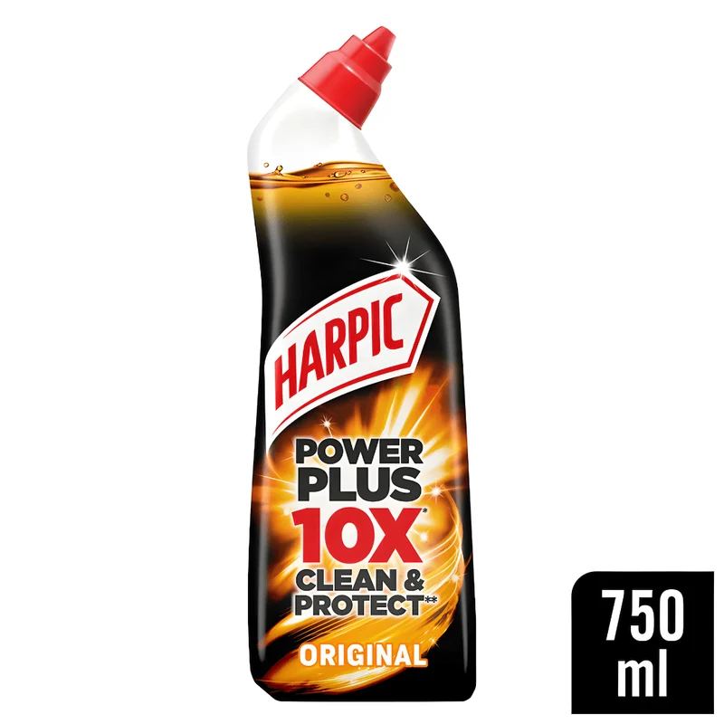 Harpic Power Plus Toilet Gel 750ml – EU Made | 10X Clean