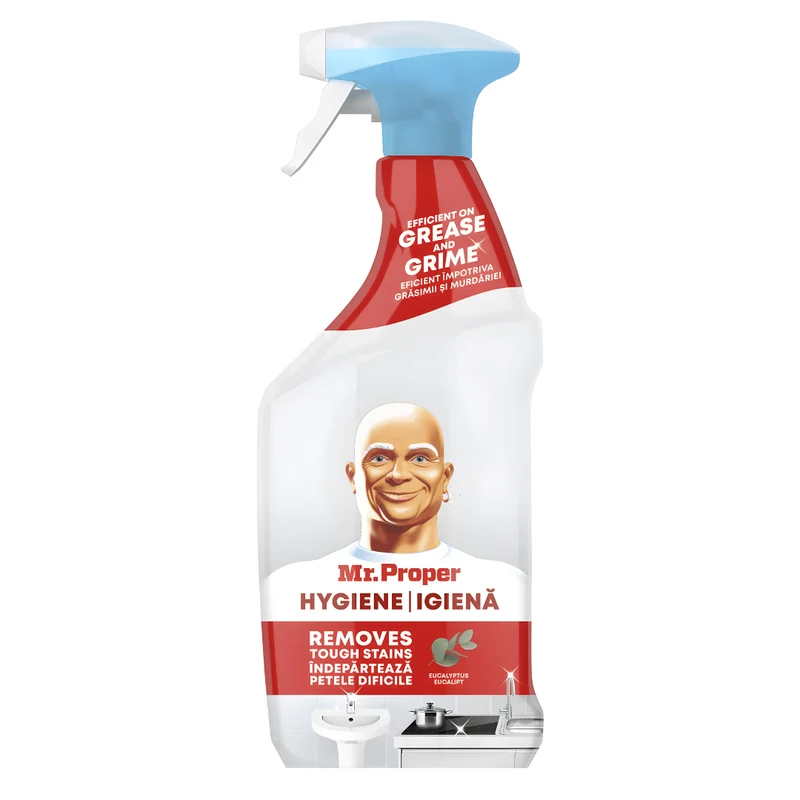 Mr. Proper Ultra Power Hygiene Cleaner 750ml – EU Made | Universal Spray with Bleach
