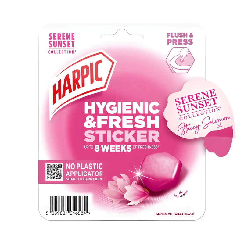 Harpic Hygienic Fresh Sticker Toilet Block – Pack of 4