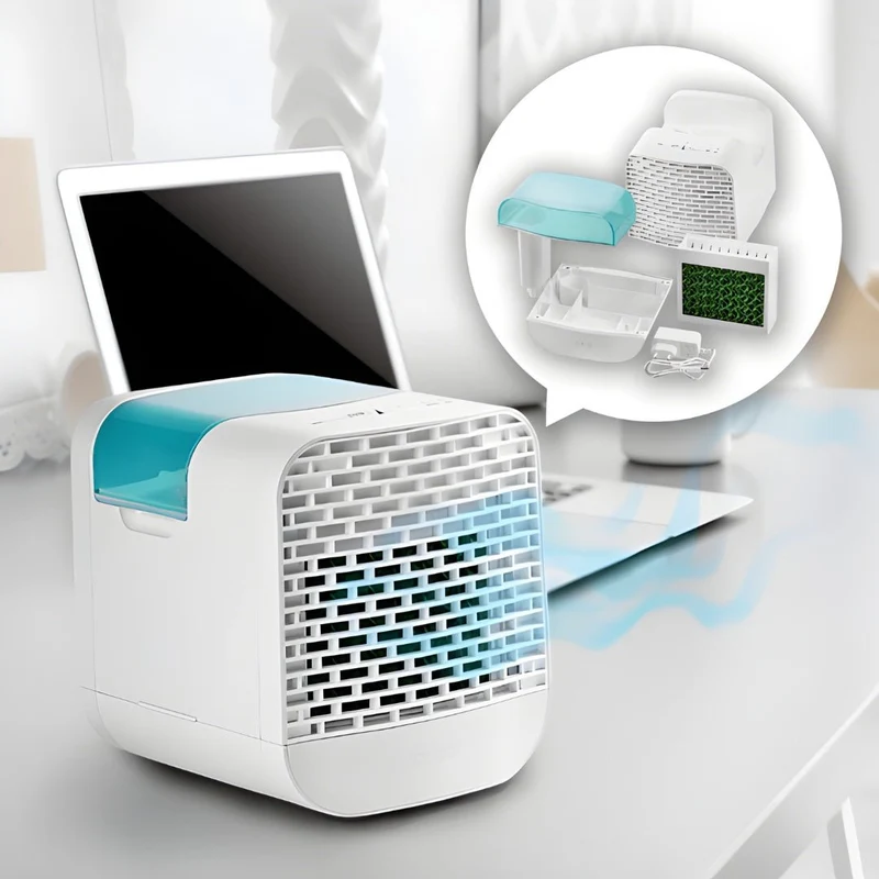 Quigg AC2-B Mini Air Cooler – White or Black