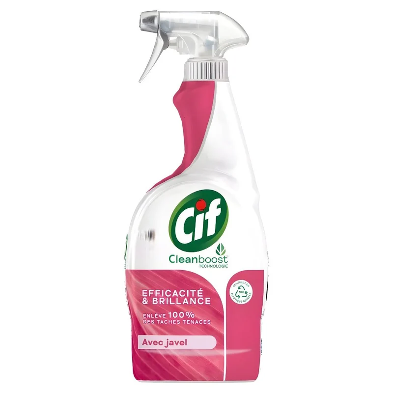CIF Cleaning Spray with Bleach – 750ml - Made in UK
