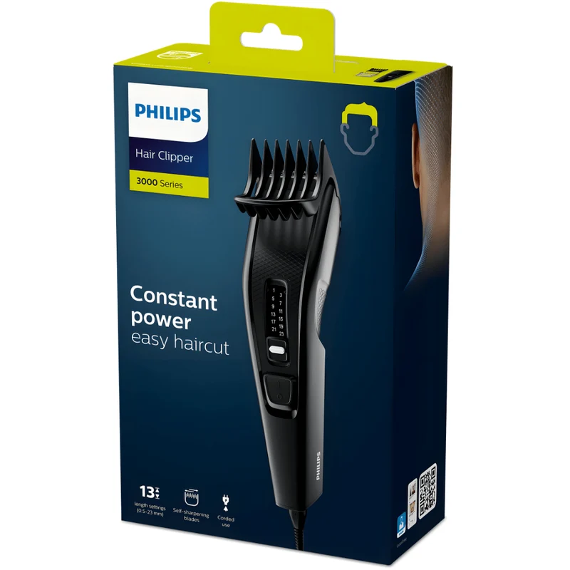 Philips Hair Clipper Constant Power Easy Hair Cut Corded Use