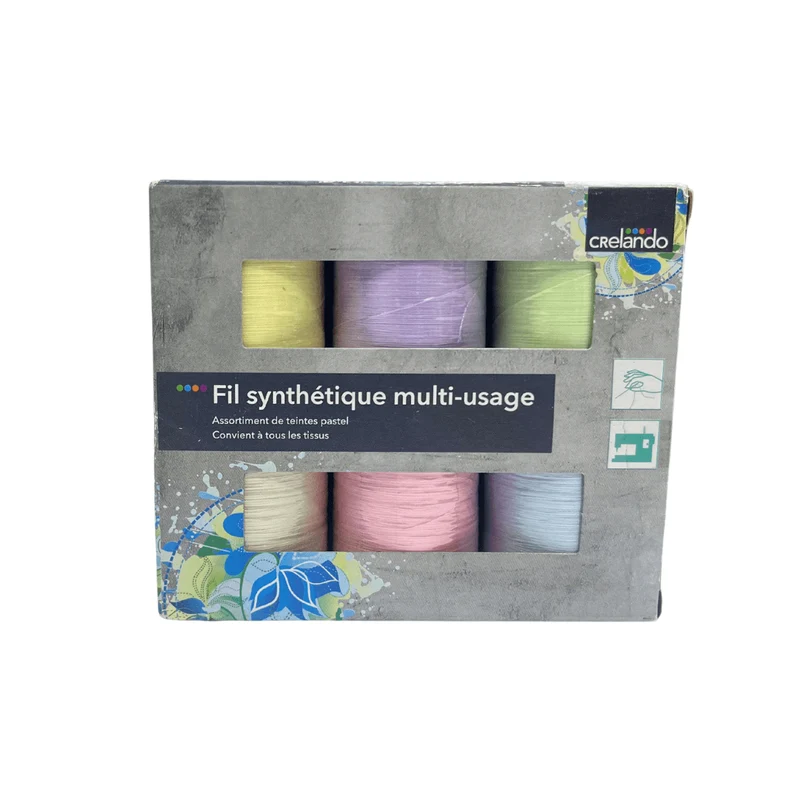 Crelando Multi-Synthetic Yarn Set Of 6